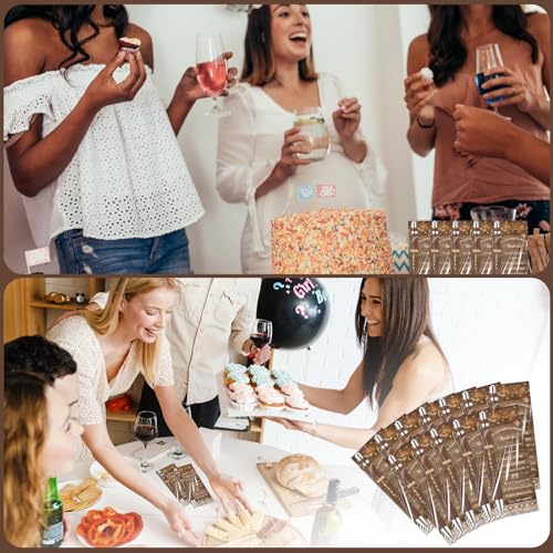 Spakon NO-SPAKON-2876 50 Sets Rustic Baby Shower Pens Favors Return Gifts thumb #6