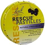 Bach Rescue Remedy Pastilles, Black Currant, 1.7 oz (Pack of 6)