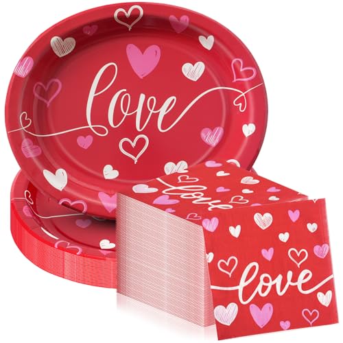 Dereinwo 50Pcs Valentines Day Large 12' x 10' Oval...