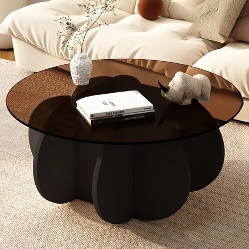 ���[�e�[�u�� �K���X �Z���^�[�e�[�u�� �� �K���X�e�[�u�� ���r���O�e�[�u�� �~�` ������� �R�[�q�[�e�[�u�� �_�C�j���O�e�[�u�� �����K���X�V�� ��70cm/80cm �ۃe�[�u�� (�����e�[�u���r+���F�̃K���X, 80×80×40cm)