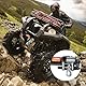 VEVOR Seilwinde 12V, 3000 lbs/1361 kg, Elektrowinde 12 V DC für ATV/UTV, Motorwinde mit Φ 0,5 x 1188,7 cm Stahlkabel, Rollenseilführung, Kabelfernbedienung, IP55, Ideal für UTV ATV Offroad-Bergung