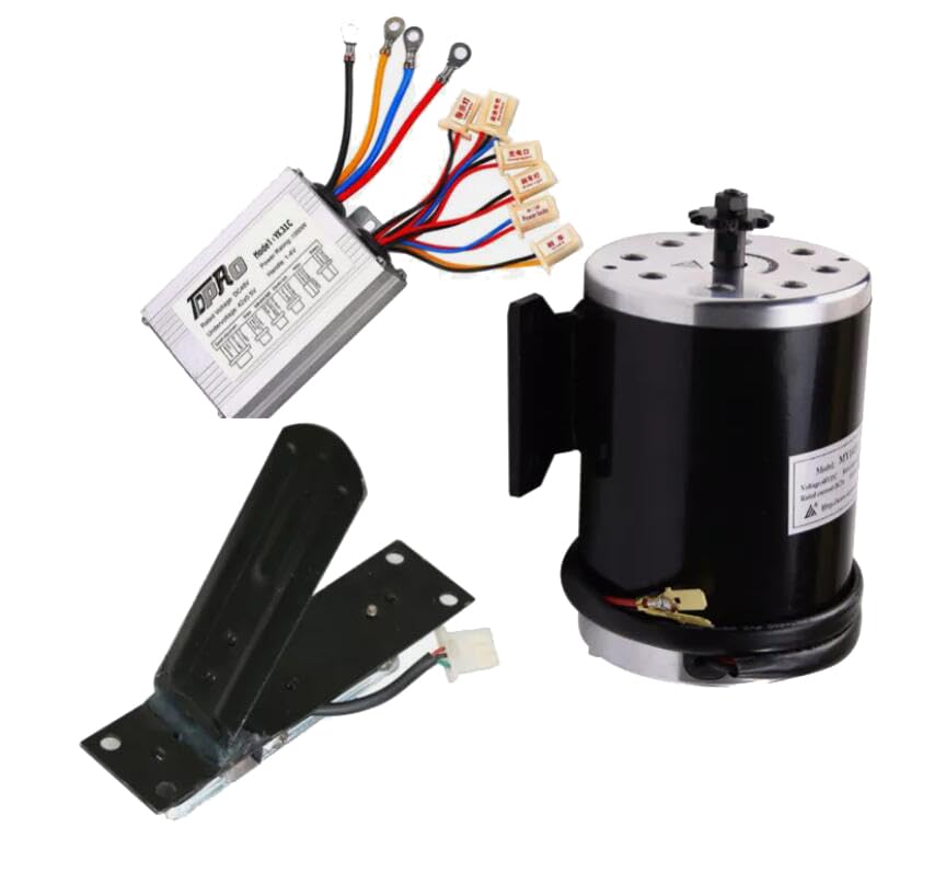 Akozon Electric Motor Controller, 36V / 48V 350W Brushless Motor Controller for Electrics Fahrrad Roller Brushless Controller 36v