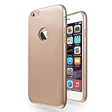 Funda iPhone 6 / 6s Plus (5.5") Azorm Classic Edition Oro Dorado - Fina, Aspecto de Cuero Premium, interior de microfibra - Carcasa protectora anti-golpes Dorada para Apple iPhone 6s Plus, iPhone 6 Plus