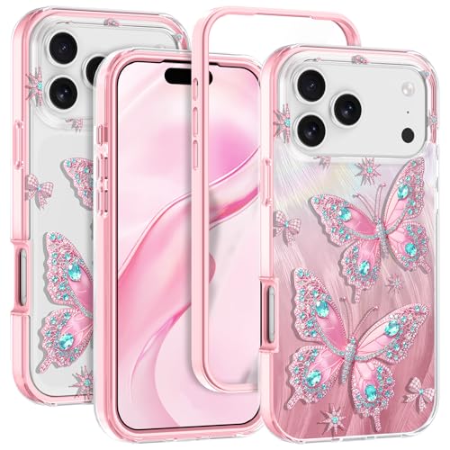 P[X iPhone 17 Pro Maxp XN[veN^[tANAo^tCfUCAO\ȂOb^[J[hAn[hPC&TPUop[ ϏՌیt{fBȓdbJo[A[YS[h