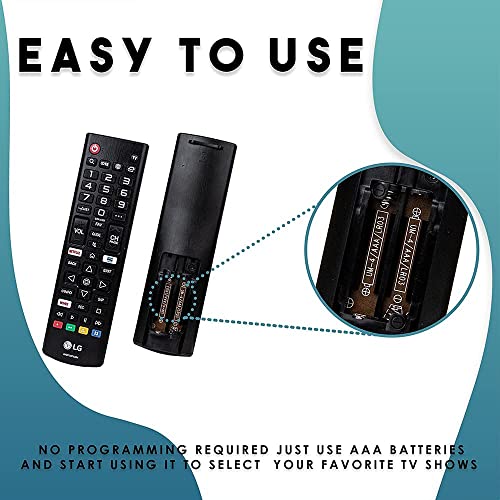 LG TV Remote Control AKB75675304 for Smart TVs Compatible with All Models 32LM5620BPUA 32LM570BPUA 32LM620BPUA 32LM630BPUB 32LM6350PUA 32LM639BPUB 43LM5700PUA 43LM6300PUB - image 5
