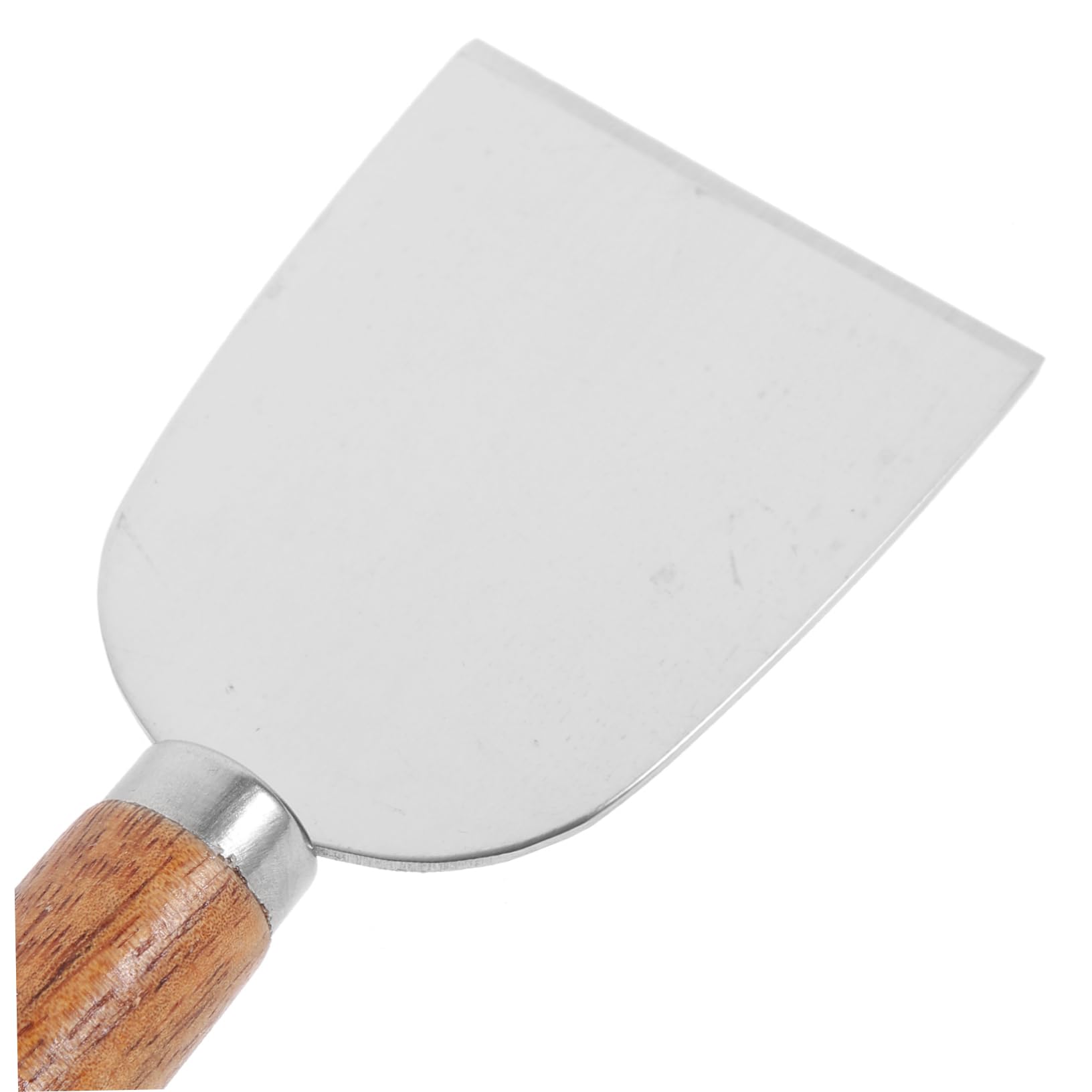 KICHOUSE Cheese Knife Set 4pcs Stainless Steel Cheese Spreaders and Cutters Wooden Handle Kitchen Supplies for Party