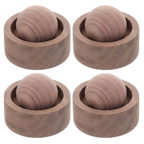 Set Difusores Aromáticos de Madera Natural 4 Pzas
