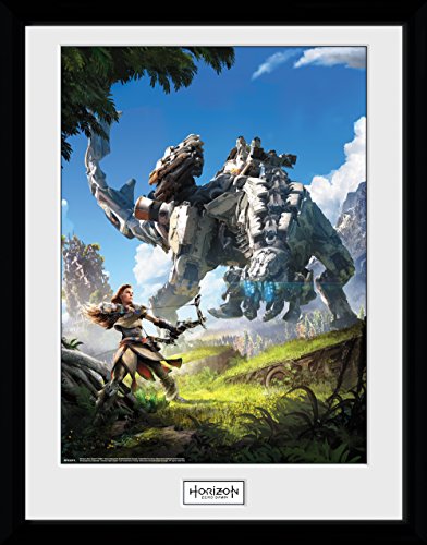 GB Eye Horizon Zero dawn-key Art Gerahmter Druck, mehrfarbig, 30u00a0x 40u00a0cm