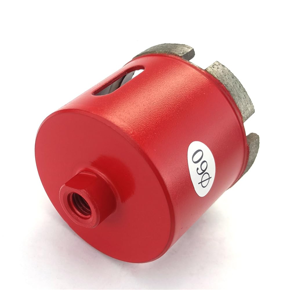 1PC 6-100mm M10 Sega a tazza diamantata Punta per nucleo di sinterizzazione Punte da trapano per marmo Granito Mattoni Piastrelle Ceramica Utensili per calcestruzzo, 55mm
