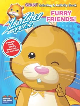 Paperback Zhu Zhu Pets Furry Friends Giant Coloring and Activity Book