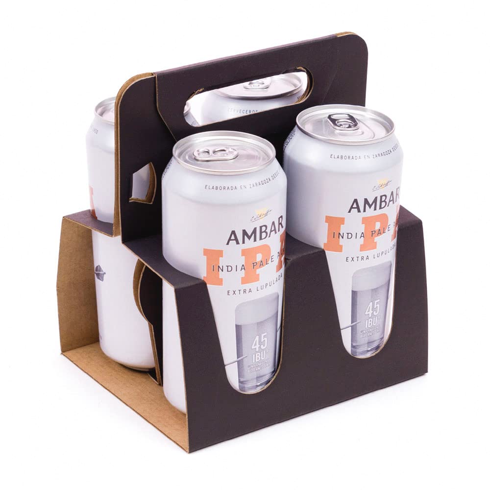 Pack 25 unidades - Expositor lata 44 cl - 4 ud - Negro