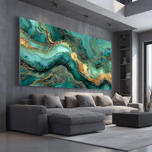 Cadre mural moderne abstrait 50x100 pour chambre adulte