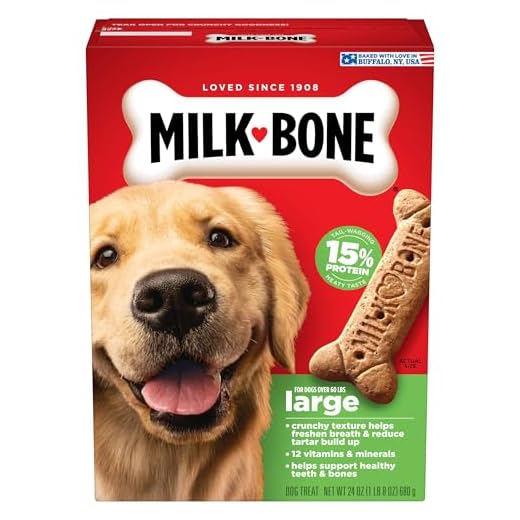 Milk-Bone Original Dog Treats Biscuits for Large Dogs, 24 Ounces (Packaging May Vary)