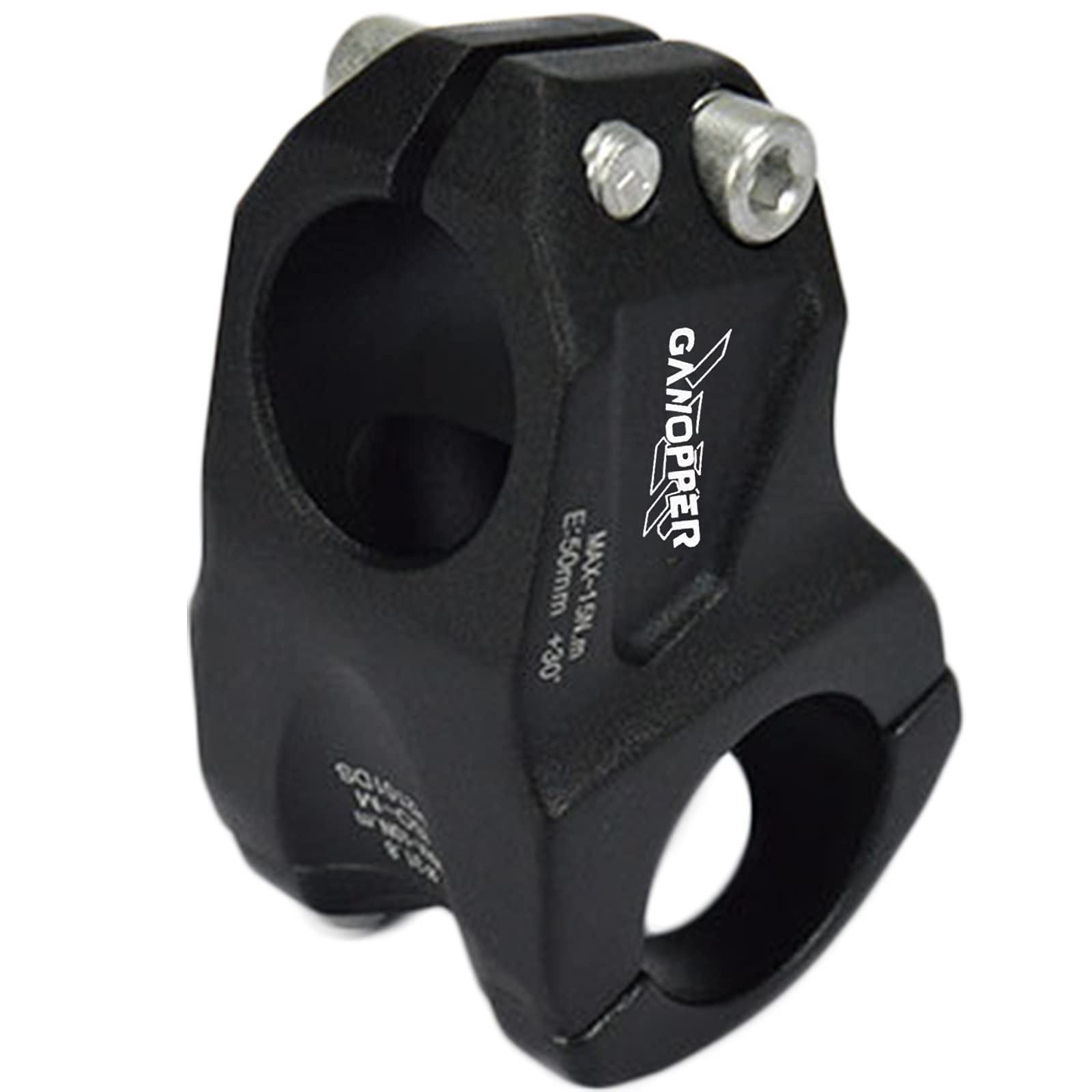 Attacco Manubrio MTB 50mm - 31,8mm | 30 Gradi | Lega Alluminio 6061 T6 | Per BMX, Mountain Bike, Downhill - Foto 3