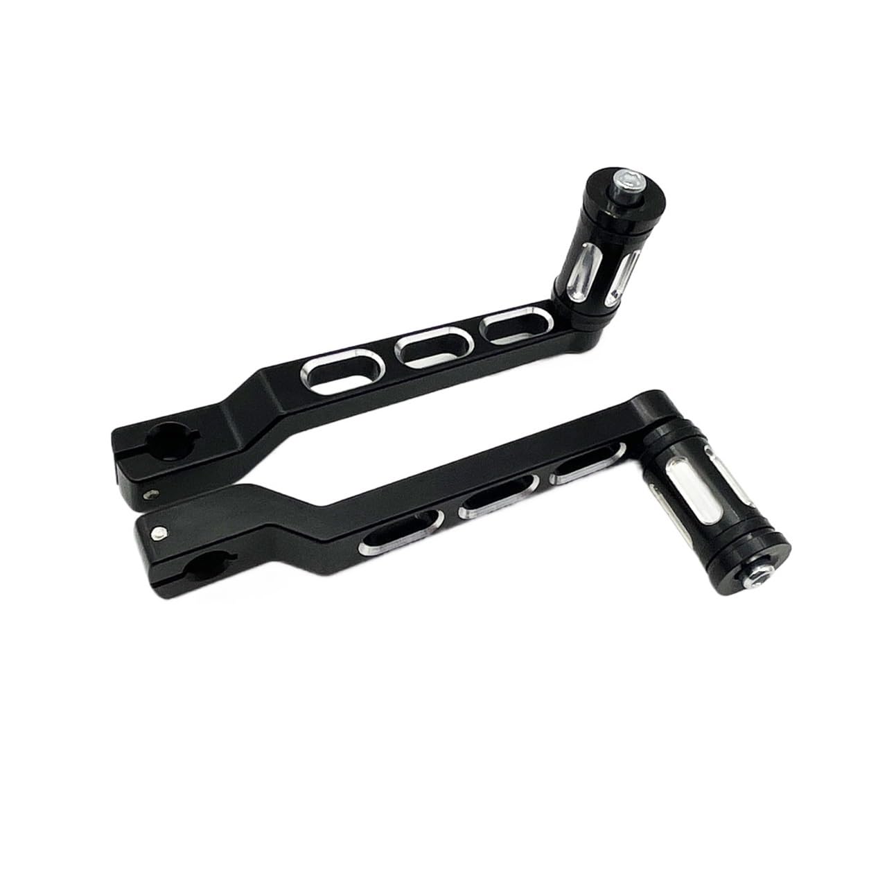 Fuyrhp Black Gear Shifter Lever Motorcycle Motorcycle Gear Heel Toe Shift Lever Shifter Peg For Touring For Electra Street Glide For Road King Flhx For Softail