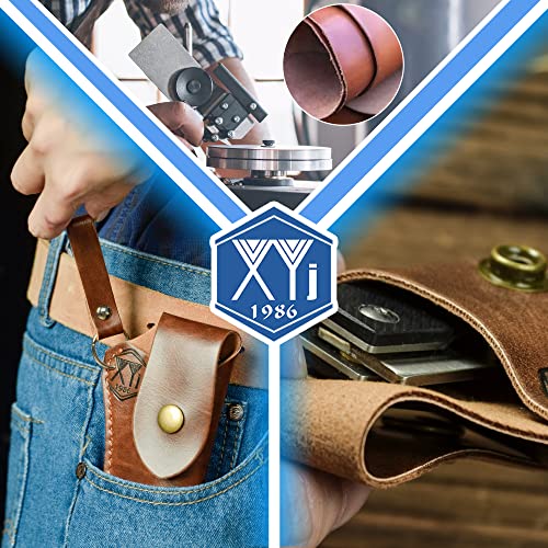 Xyj 2Pcs/Set Pocket Folding Knife Survival Foldable Knives For Kitchen Travel Outdoor Camping Folding Knife With Sheath,Whetstone,Tiny Knife,Lightweight,Stainless Steel #TOP4