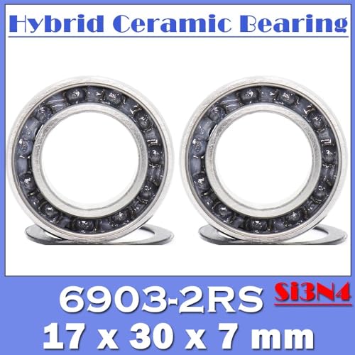 Rodamiento 6903 cerámico híbrido Si3N4 que reduce la fricción en pedalier 3