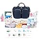 Pomelo Best Wickeltasche mit wasserdicher Wickelunterlage und 2 Kinderwagen Haken verstellbare Schultergurt multifunktionale Umhängetasche Reisetasche für Unterwegs