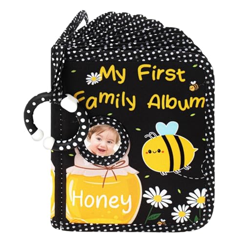 Álbumes de fotos de bebé – Álbumes de fotos de primer bebé, fotos de 4 x 6, de tela suave, para fotos de 4 x 6 pulgadas, álbum de recortes para boda, mamá, familia, recuerdo de cumpleaños