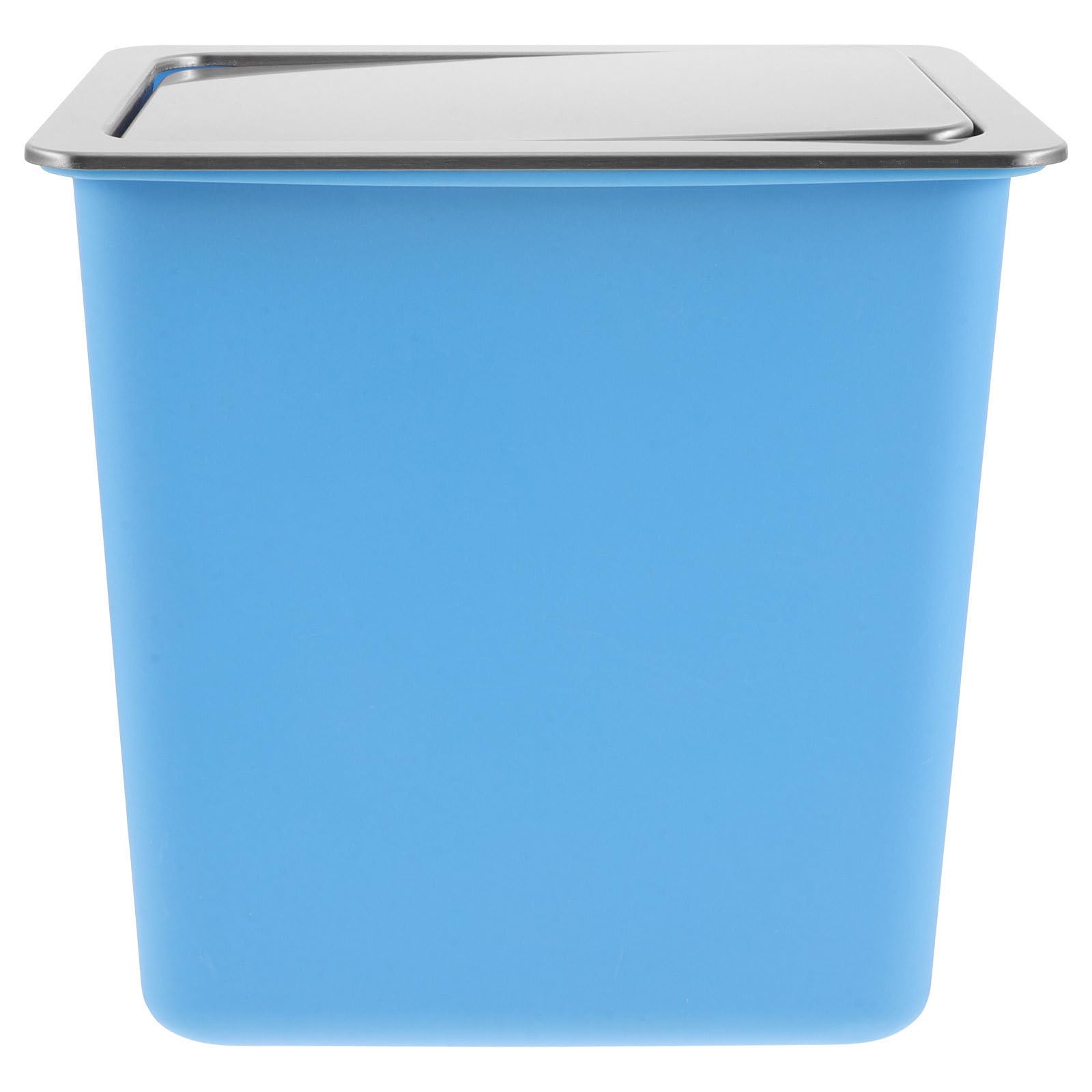 Toddmomy Cubo de Basura para Cocina con Tapa Oscilante de Acero Inoxidable y Diseño Compacto, Adecuado para Restaurantes y Hoteles, con Sistema Fácil de Eliminación de Residuos