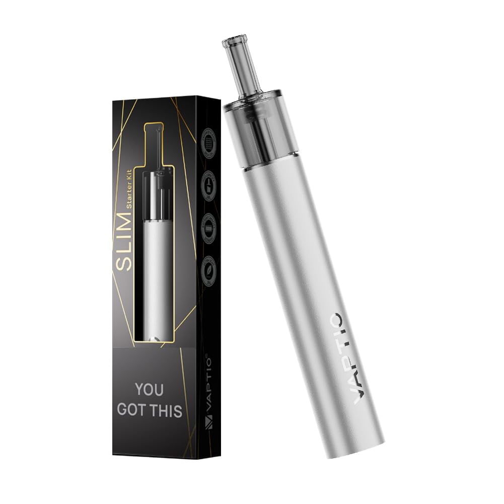 VAPTIO Slim Kit Vape Pen 500mAh 16W Sigaretta Elettronica,no liquido no  nicotina(grigio) : Amazon.it: Elettronica