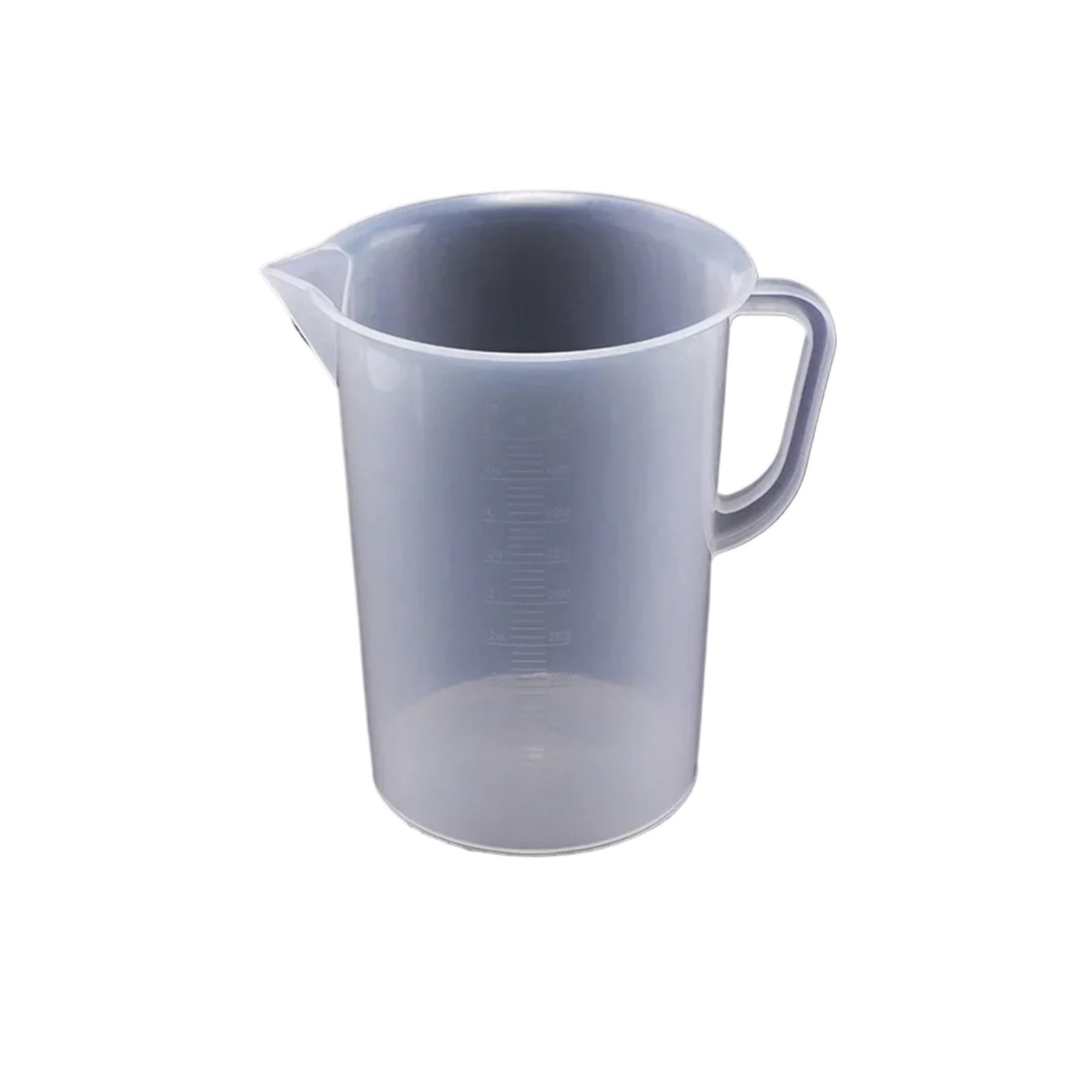 Vaso medidor graduado de plástico de gran capacidad con tapa, vaso mezclador transparente for uso en cocina y laboratorio(5000ml)