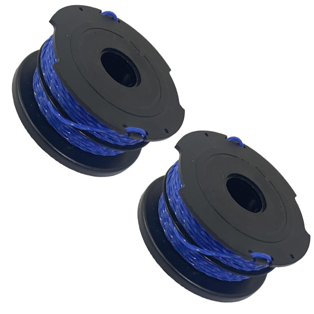 TENREV 2PCS String Trimmer Strimmer Spool & Line Suit For Black & Decker GL315 GL350 GL337 GL337SB GL546 GL650 GL660 GL670 GL68 Lawn Mower Replacement Accessories