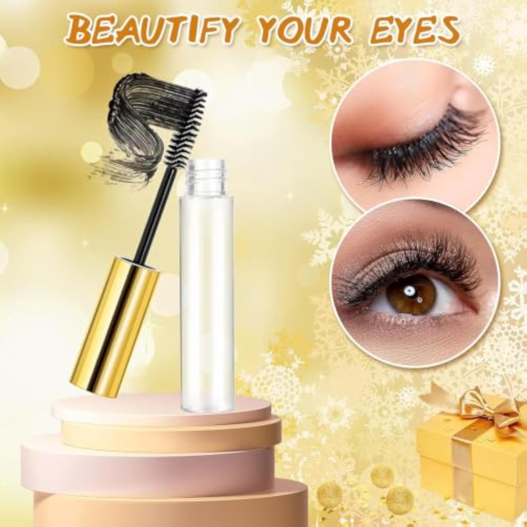 Pack of 5 Empty Mascara Bottles with Funnel, 10ml Containers