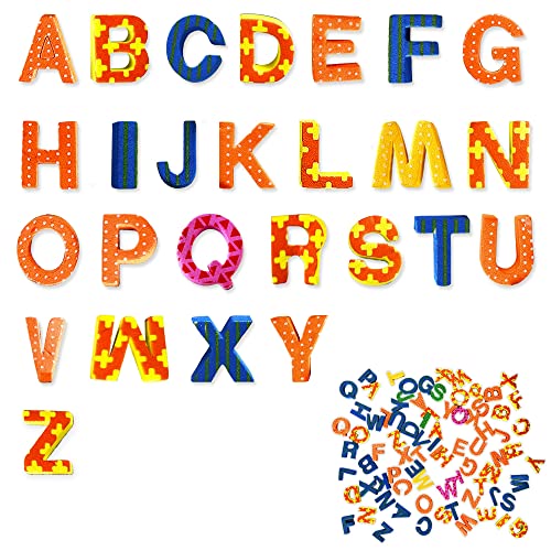 90 Letras Magneticas Niños/Imanes Pizarra Magnetica/Imanes Niños/Juguetes Montessori/Juegos para Niños/Juegos Educativos Niños/Letras Imanes 90 Letras Magneticas Niños
