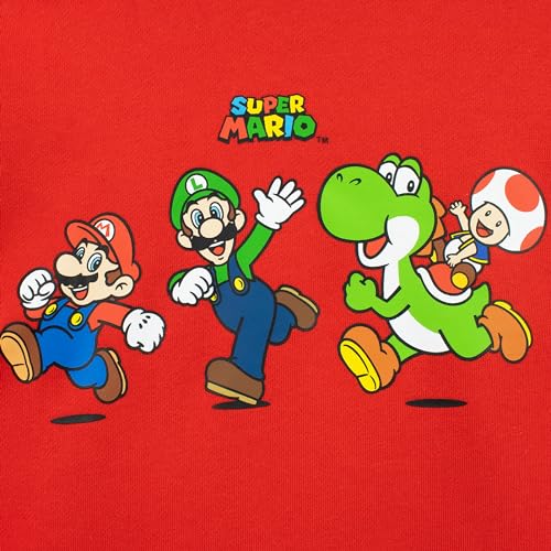 Super Mario Hoodie | Mario And Luigi Boys Sweatshirts | Yoshi Boys Hoodie | Sizes 4 To 143