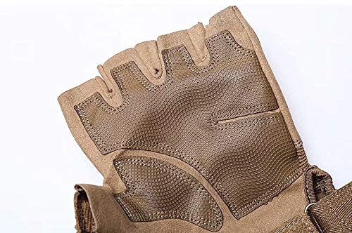MILASIA Guanti Moto Full Finger Touch Screen Guanti Sportivi da Esterno Hard Knuckle Protettivo per Moto Ciclismo Caccia Arrampicata Camping Guanti