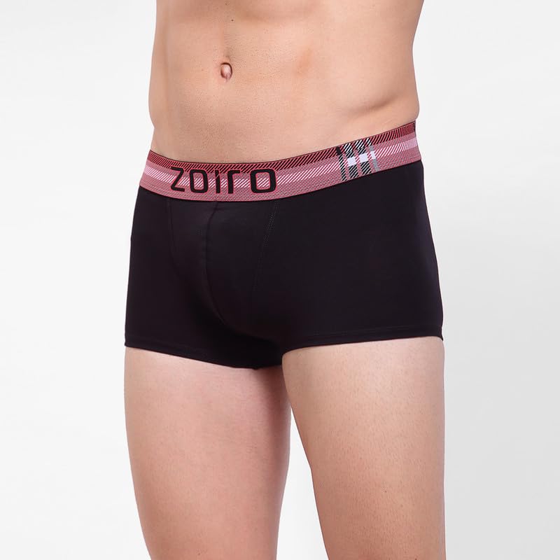 Image of Zoiro Men's Soft Cotton Blend Solid Trend Trunk (Pack of 2) |Colours May Vary