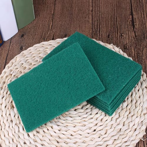 Image of 10PCS Heavy Duty Cleaning Scrubbing Pads for Kitchen Bathroom Household Cleaning Dish Scrub Sponges