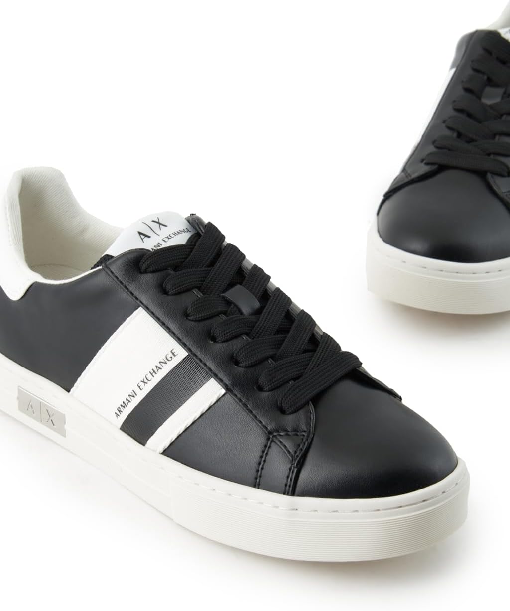 Emporio Armani Damen Mina Cup Sole, Back Tab with Logo and Metal Logo Detail On SideSneaker