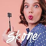 Skone Cosmetics Eyebrow Brush and Comb, Luxe Premium Rose Gold Eyelash Brush and Eyelash Comb - Professional Grade Nylon Eye Brow Brush Comb, Dual Sided Eyelash Brush Separator - Image 3