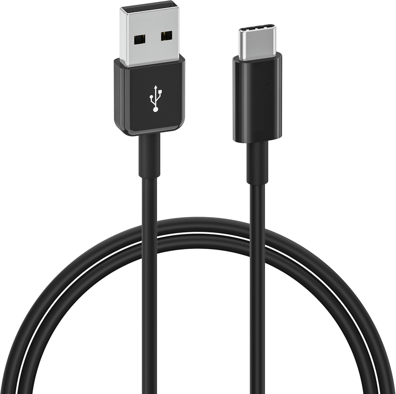 100FIT 3A Fast Charging 1m Type C Cable for Smartphones, Tablets & other Type C devices, 480Mbps Data Sync, Quick Charge 3.0 (Black)
