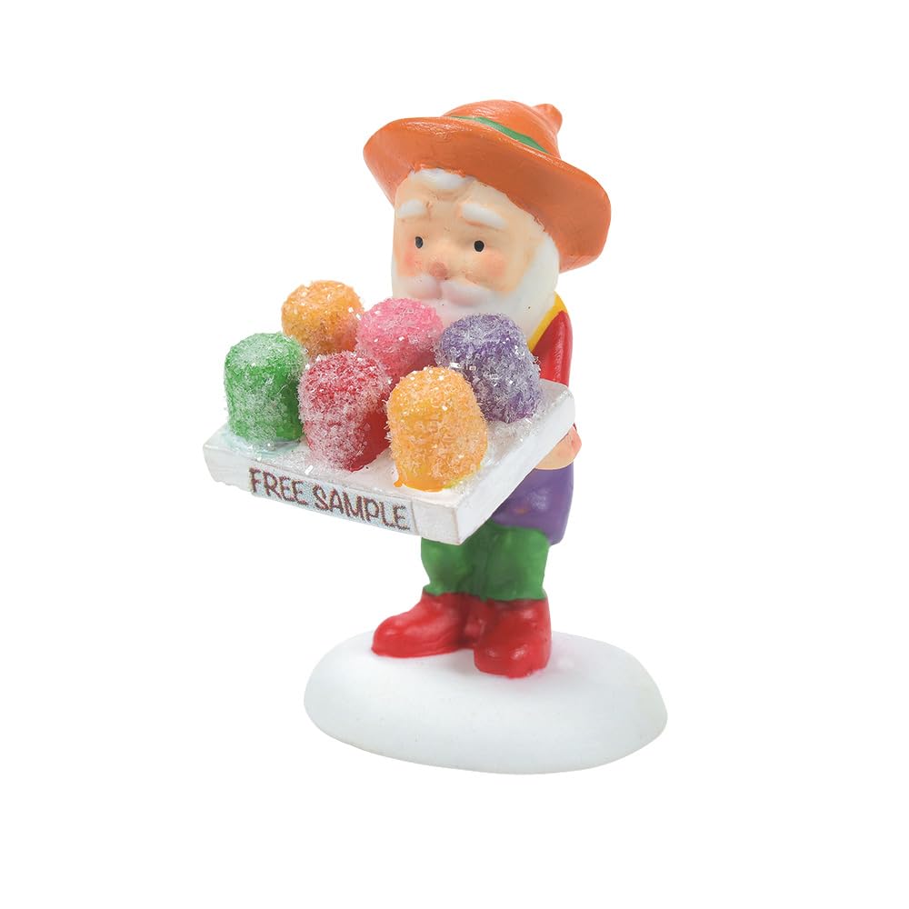 Department 56 North Pole Village Accessories Gingerbread Button Treat Figurine, 1.61 Inch, Multicolor