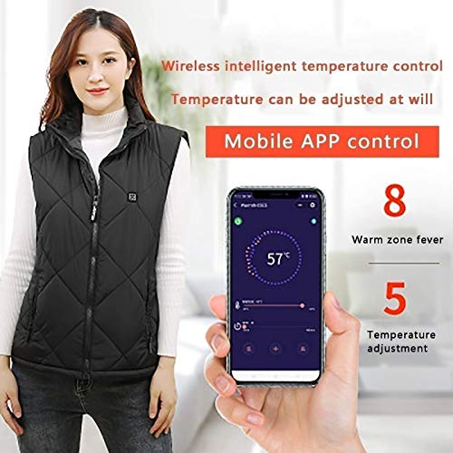 Chaleco calentado MU con calefacción eléctrica rápida para invierno 3