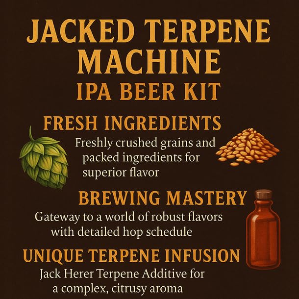 Label Peelers Jacked Terpene Machine IPA Beer Kit