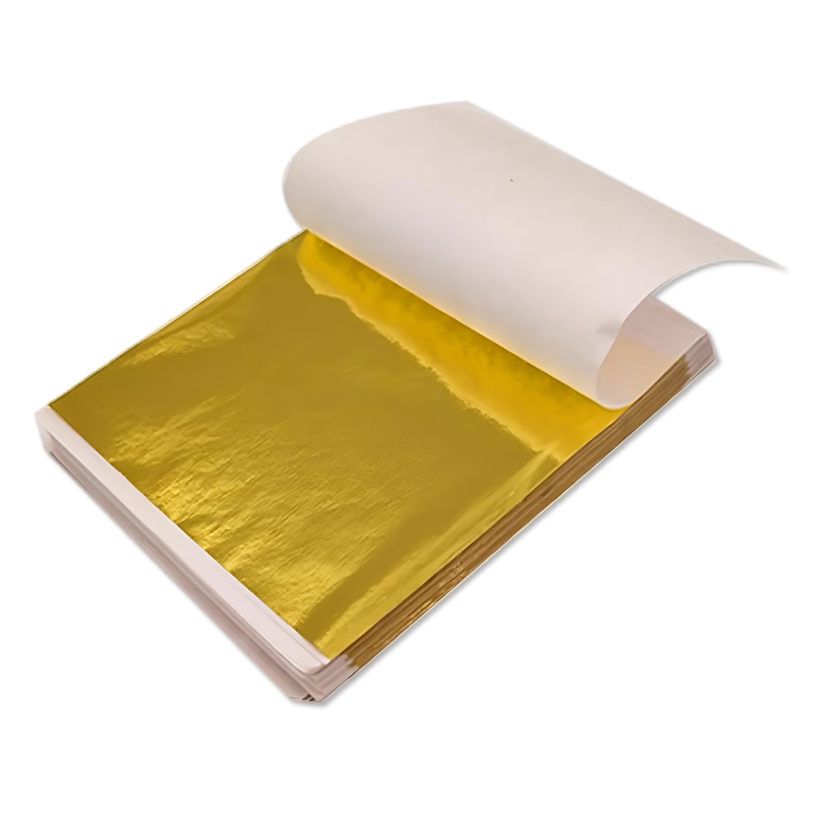 400 Pcs Gold Leaf Sheets Foil Art Foil Paper for Crafts Resin Arts Furniture Canvas Decorating Home Walls Interior etc 8cm x 8.5cm