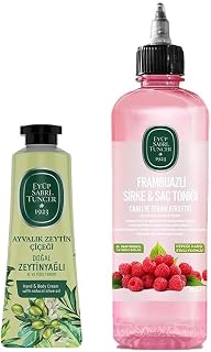 Eyüp Sabri Tuncer Frambuazlı Sirke & Saç Toniği ve El ve Vücut Kremi Ayvalık Zeytin Çiçeği