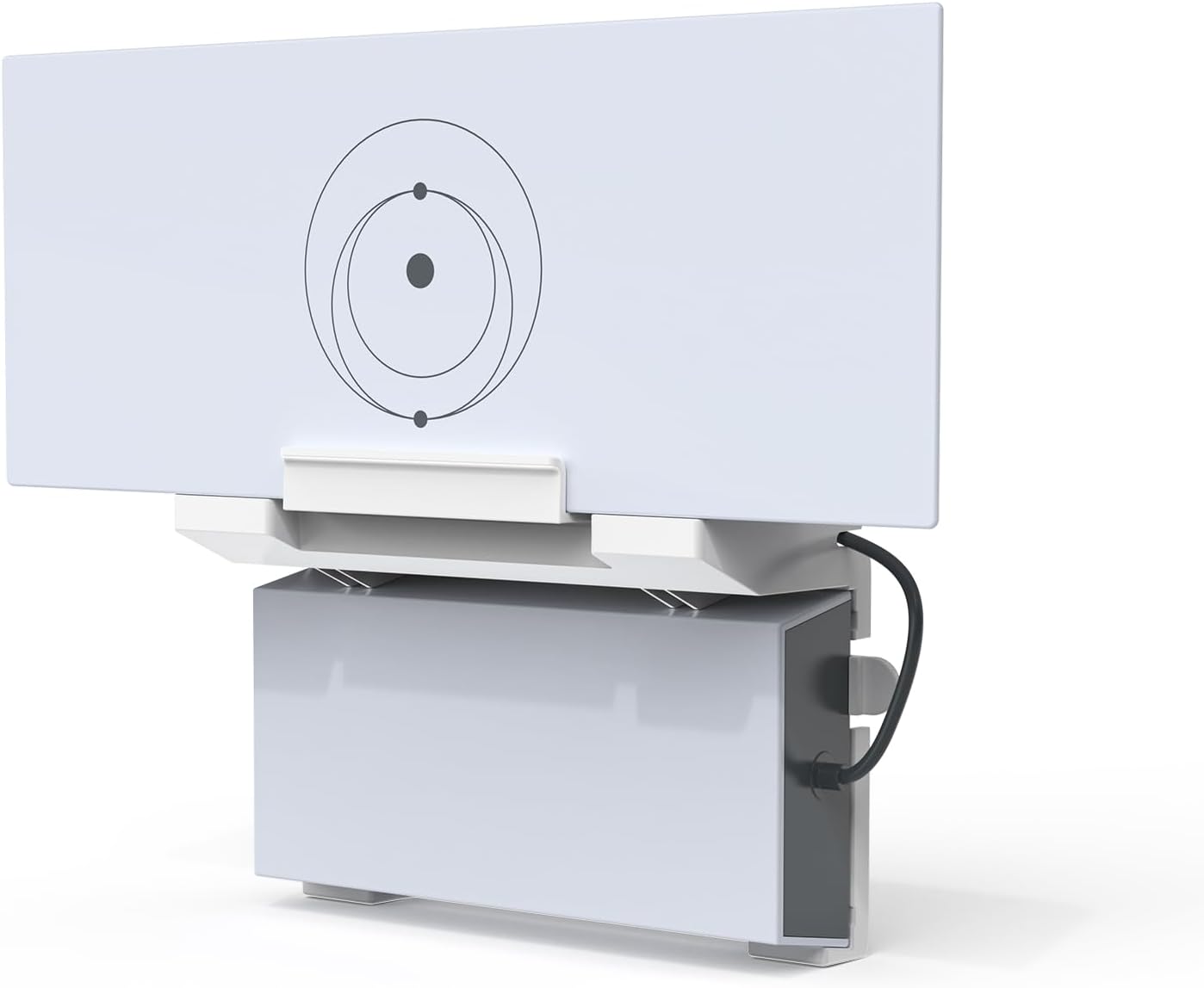 XLTTYWL Starlink Gen 3 Mount, Starlink Internet Kit Satellite ABS Router Wall Mount for Starlink V3 Standard Dishy (2 in 1 Gen 3 Starlink Mount)