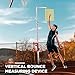 Saysurey Wall Mounted Vertical Jump Measurement Tool, 2.29-3.92ft Adjustable Height Vertical Jump Tester, Sport Vertical Jumping Training Equipment for Basketball Volleyball Trainer