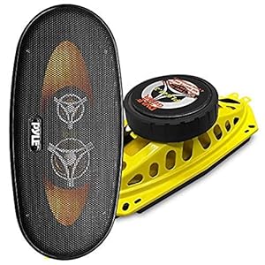 Pyle Car Three Way Speaker System – Pro 4×10 Inch 300 Watt 4 Ohm Mid Tweeter Component Audio Sound Speakers for Car Stereo w/ 45 Oz Magnet, 2.45” Mount Depth Fits Standard OEM – Pyle PLG41.3 (Pair)