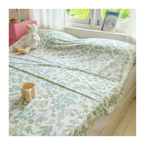 GBHMJU Saco de Dormir de algodón con Forro, sábanas de Viaje, Saco de Dormir for Adultos for mochileros, hoteles, albergues, cápsula de Dormir Individual Ligera for Acampar(Green,180x210cm-70x82)