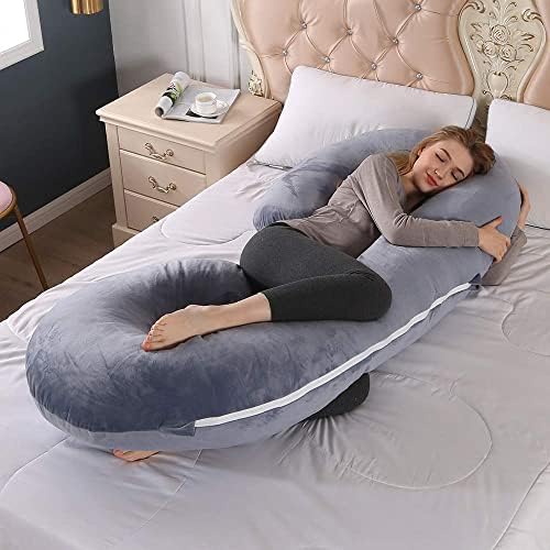 PinkFroggie 55in Pregnancy Pillow, Boyfriend Sleeping Pillow,C Shape