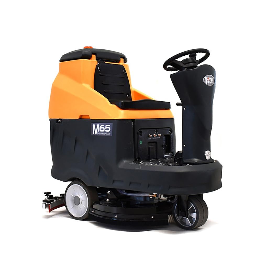 Minvy As Picture Ride-On Auto Floor Scrubber Machine, 33 Inch (850Mm) Cleaning Path, Industrial Commercial Floor Scrubber Machine Use, Easy To Use
