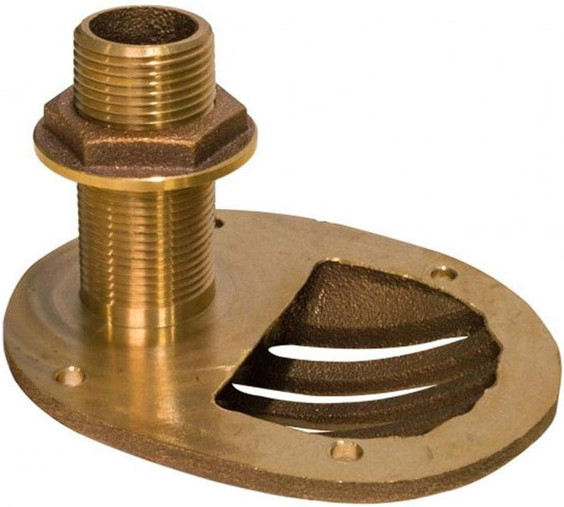 GROCO 3/4" Bronze Combo Scoop Thru-Hull w/Nut