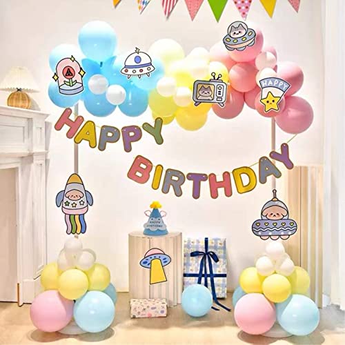 Image of 5 inch Yellow Party Balloons, 100 pcs Mini Latex Balloons for Birthday Wedding Baby Shower Decorations (Yellow)