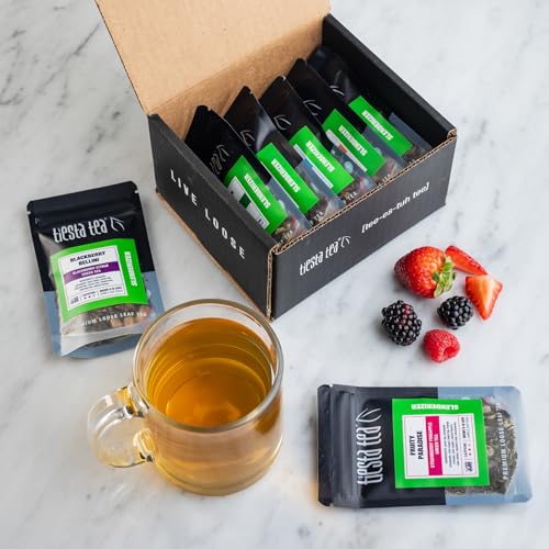 Tiesta Tea 7 Green Teas Dry Flight Sampler